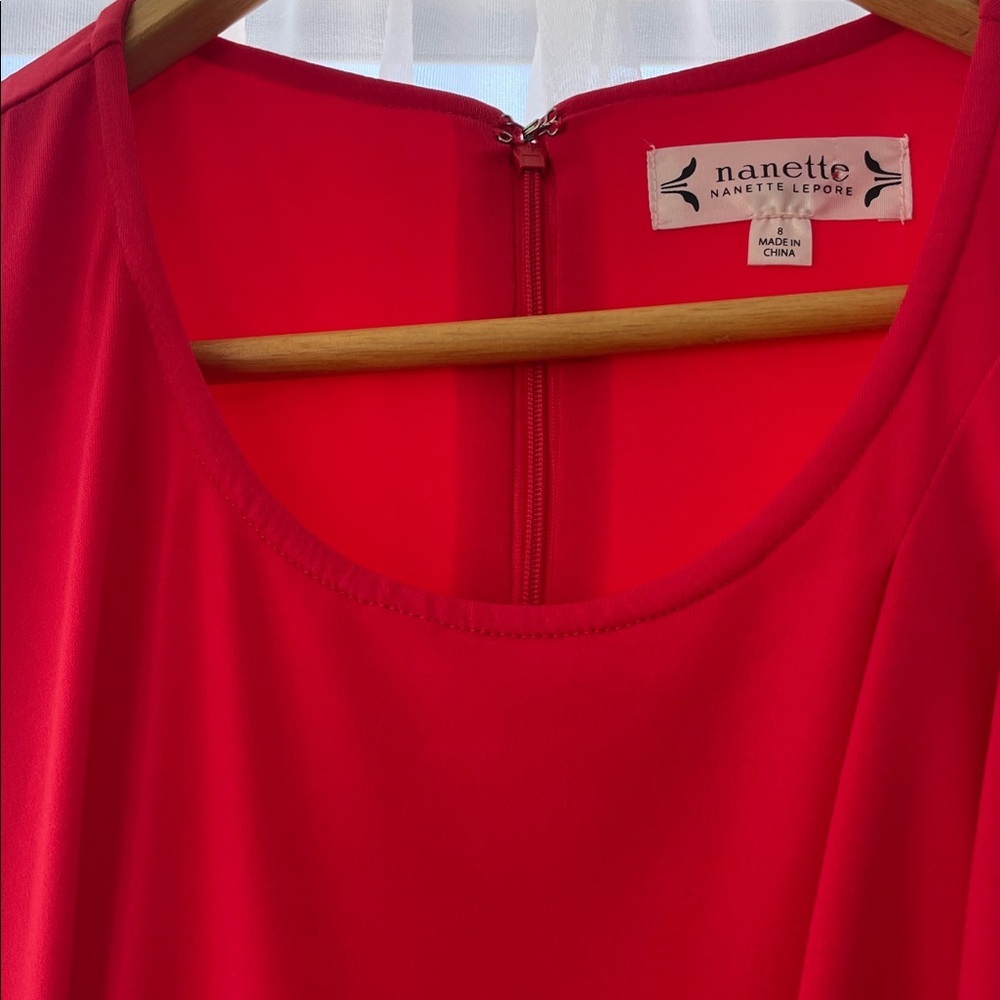 Nanette Vibrant Red Dress
